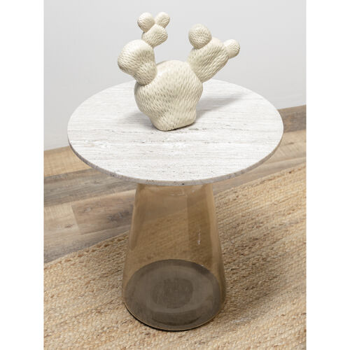 Столик кофейный odd, D50 см, бежевый 2