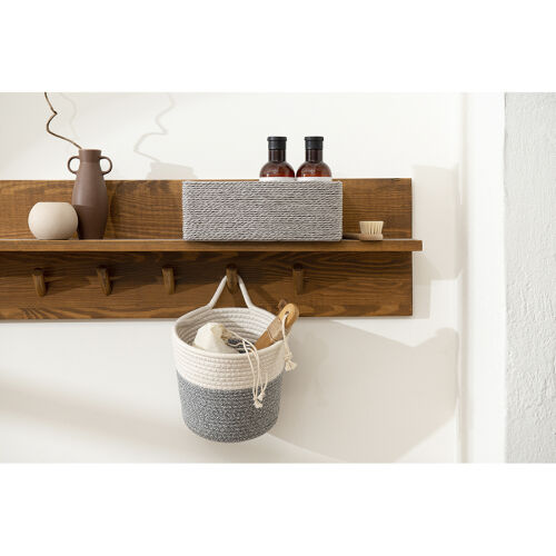 Кашпо gerd, D20х19 см, белое/светло-серое 1