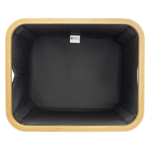Корзина для белья neat mid, 40x33x43 см, черная 4 Корзина для белья neat mid, 40x33x43 см, черная 4