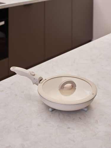 Набор посуды для приготовления со съемной ручкой smart ceramic,  1