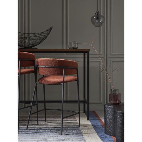 Стул полубарный helning, букле, терракота 3