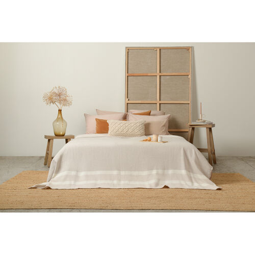 Покрывало базовое бежевого цвета из коллекции ethnic, 180х250 см 6