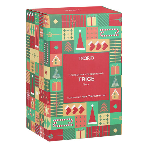 Подсвечник декоративный trige из коллекции new year essential, 1 3