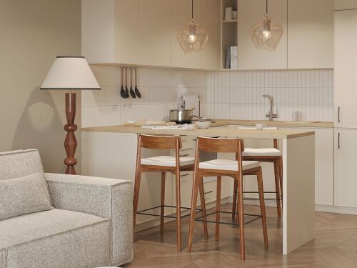 Торшер torhill, 153 см, бежевый 5