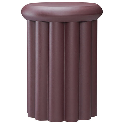 Столик приставной vivlend, D37 см, сливовый