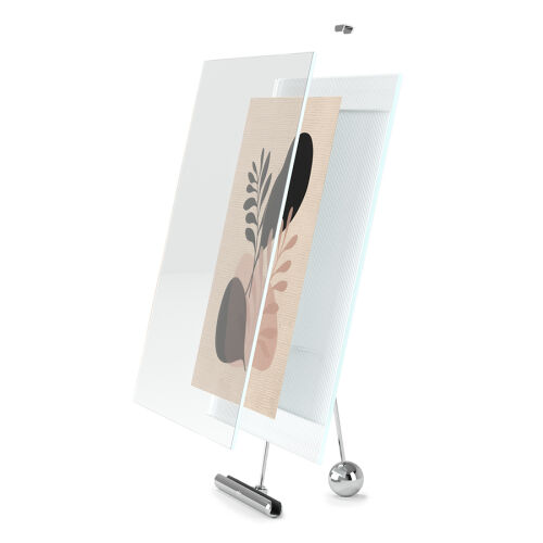 Фоторамка flute, 26х30 см, хром 3