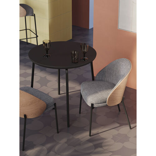 Стол обеденный round, D80 см, черный 3