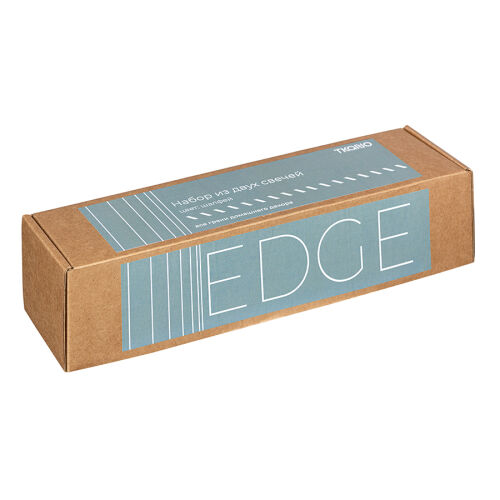 Набор из двух свечей цвета шалфея из коллекции edge, 24,5 см 7 Набор из двух свечей цвета шалфея из коллекции edge, 24,5 см 7
