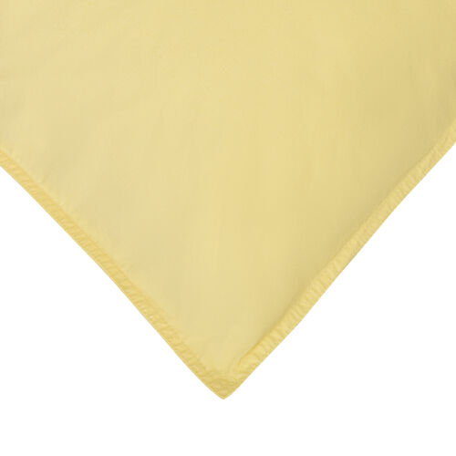 Комплект постельного белья из стираного перкаля светло-желтого ц 4