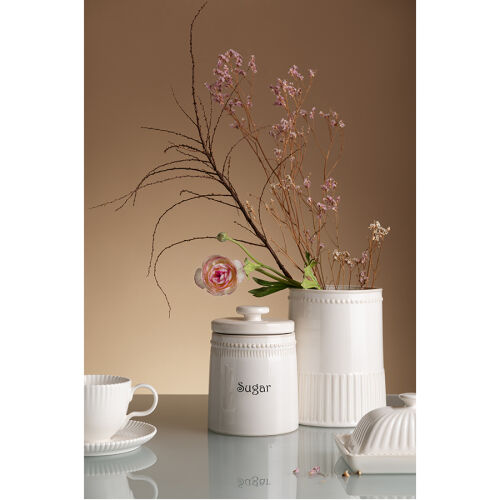 Банка для сахара белого цвета из коллекции kitchen spirit, 820 м 1 Банка для сахара белого цвета из коллекции kitchen spirit, 820 м 1