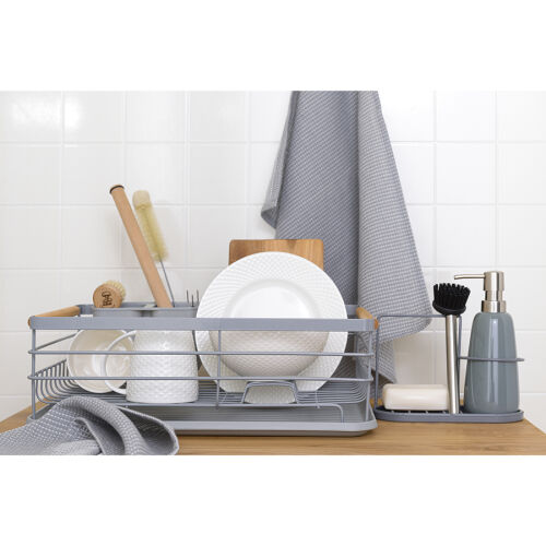Сушилка для посуды granli, 43x30,5x14 см, серая 3 Сушилка для посуды granli, 43x30,5x14 см, серая 3