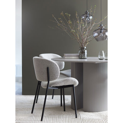 Стул embrace, букле, светло-серый 3