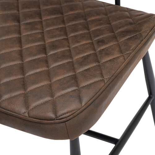 Стул maril, экокожа, темно-коричневый 6