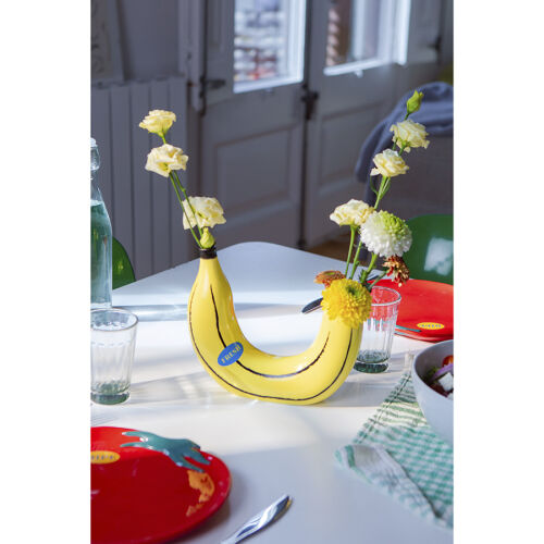 Ваза для цветов banana, 19 см, желтая 2 Ваза для цветов banana, 19 см, желтая 2