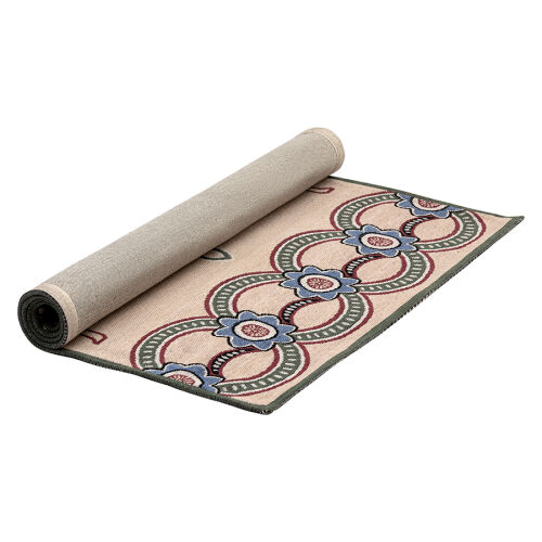 Ковер из хлопка по мотивам эвенских орнаментов из коллекции cult 5