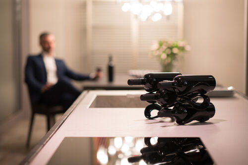 Подставка для бутылок cuvee, черная 4