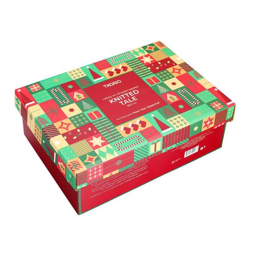 Набор из четырех кружек knitted tale из коллекции new year essen 7