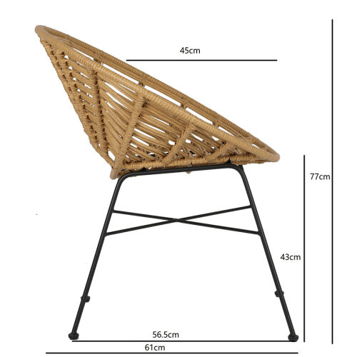 Стул vetle round, ротанг 4 Стул vetle round, ротанг 4