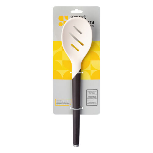 Шумовка smartchef, 31 см, бежевая/бордовая 7