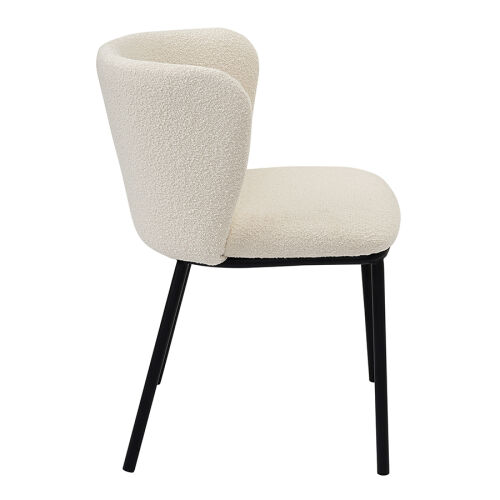 Стул foggy, букле, молочный 5