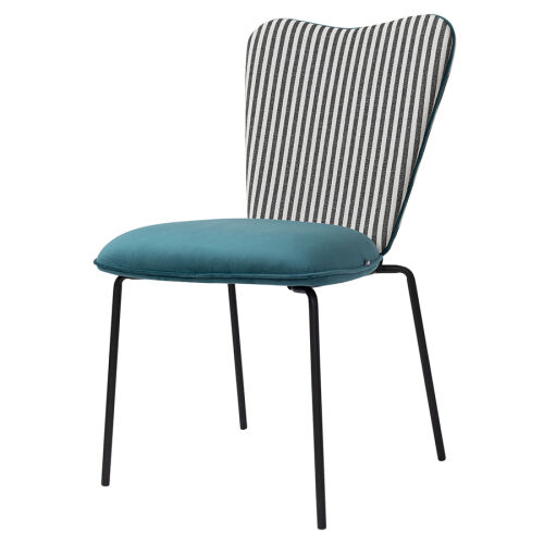 Стул pompadour, велюр, изумрудный