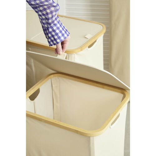 Корзина для белья neat tall, 41х35х74 см, молочная 14