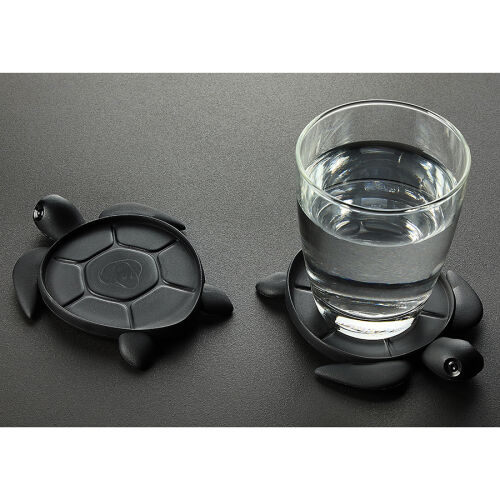 Подставка под стаканы save turtle, черная 2