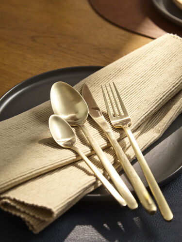 Набор столовых приборов pure, золотистые матовые, 16 пред. 2
