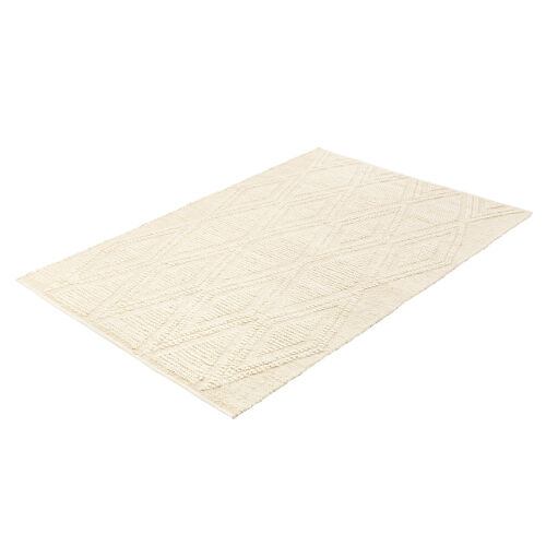 Ковер из шерсти и переработанного хлопка shillong из коллекции e 3