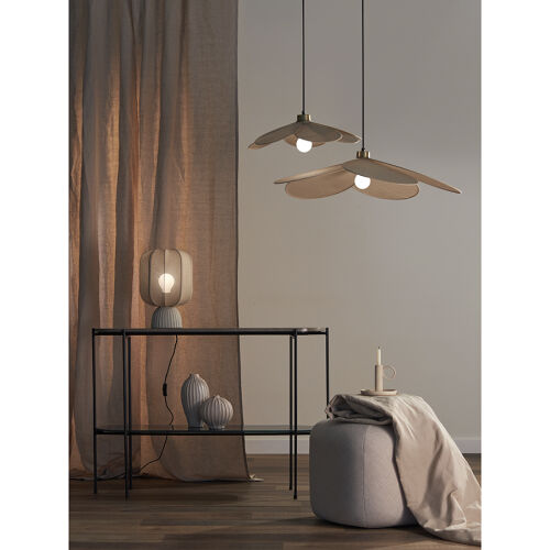 Лампа настольная texture rib, 27х39 см, бежевая 5