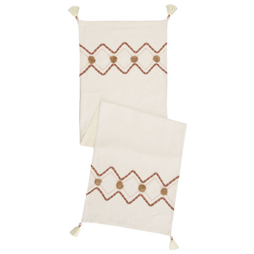 Дорожка на стол с вышивкой geometry из коллекции ethnic, 45х150 3 Дорожка на стол с вышивкой geometry из коллекции ethnic, 45х150 3
