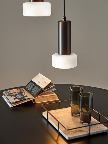 Светильник подвесной каскадный fungus, D15х25 см, 3 плафона, бел 6