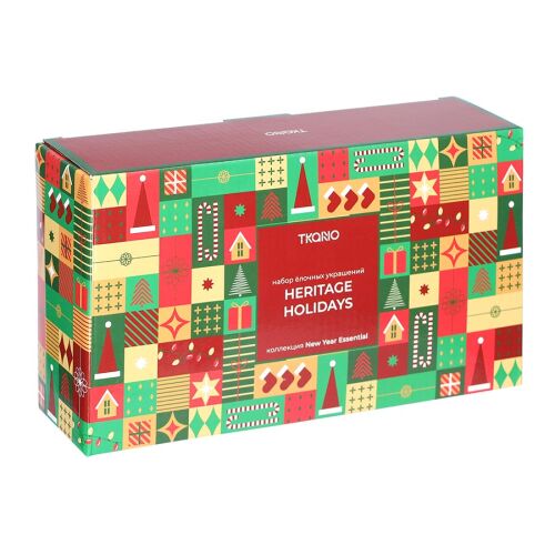 Набор ёлочных украшений heritage holidays из коллекции new year 6 Набор ёлочных украшений heritage holidays из коллекции new year 6