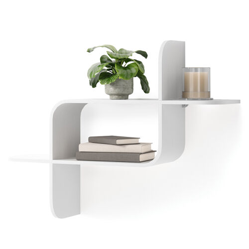 Полка настенная montage, белая 7