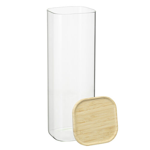 Банка для хранения квадратная glass bamboo, 2,2 л 5 Банка для хранения квадратная glass bamboo, 2,2 л 5