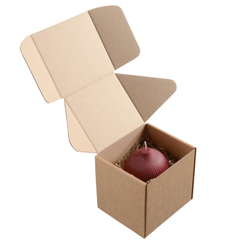 Свеча декоративная бордового цвета из коллекции edge, 10,5см 5