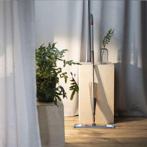 Швабра для мытья пола с распылителем, телескопической ручкой 130 3