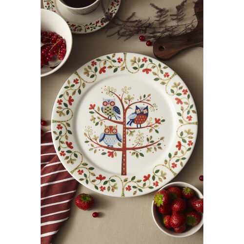 Тарелка owl из коллекции birds of paradise, D28 см 4