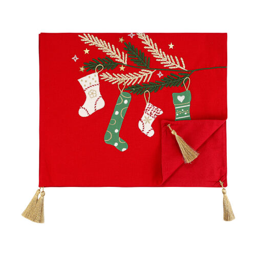 Дорожка на стол winter wishes из коллекции new year essential, 4 1