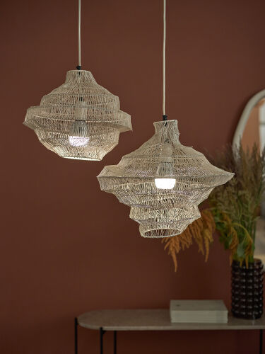 Светильник подвесной vinger, D45х50 см, бежевый 1