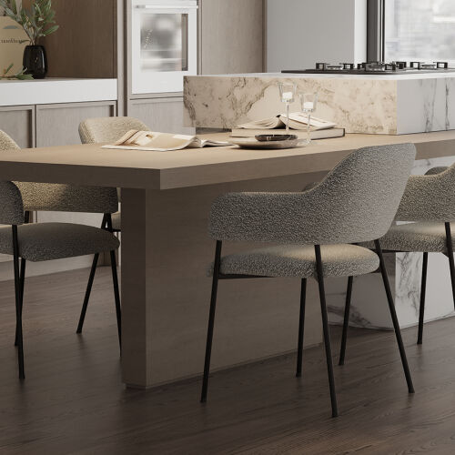 Стул wendy, букле, серый 4