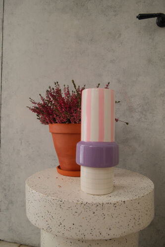 Ваза stripes parade из коллекции easter essential, 25 см 2
