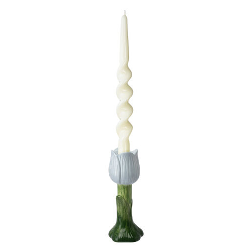 Подсвечник floret голубого цвета из коллекции blossom, 20 см 7