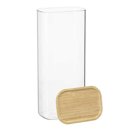 Банка для хранения прямоугольная glass bamboo, 2 л 5 Банка для хранения прямоугольная glass bamboo, 2 л 5