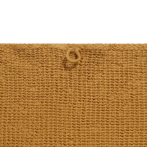 Полотенце банное из умягченной вафли цвета охры из коллекции ess 5