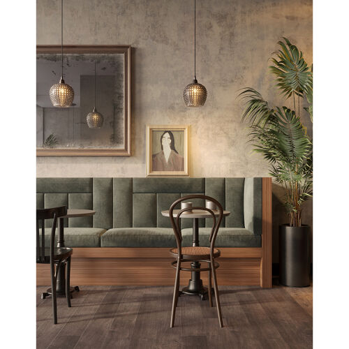 Светильник подвесной aurora, D20 см, серый 4