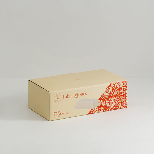 Масленка birds of paradise, кремовая 7