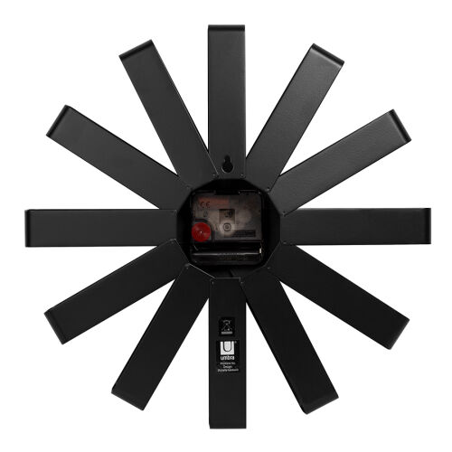 Часы настенные ribbon, D30,5 см, черныe 5