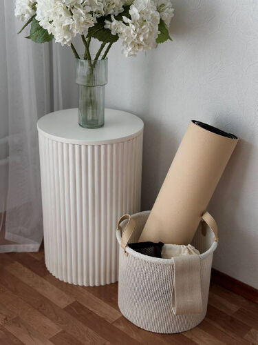 Корзина для хранения sustainable collection, D32х28 см, молочная 4 Корзина для хранения sustainable collection, D32х28 см, молочная 4