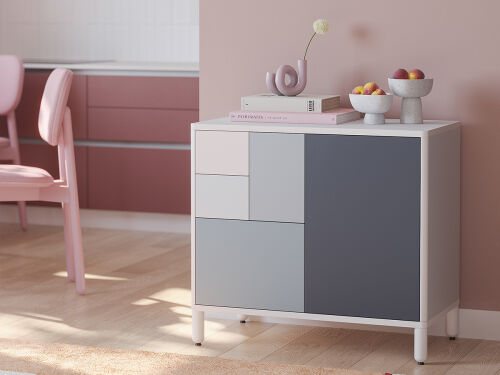 Стул saga, рогожка, розовый 5